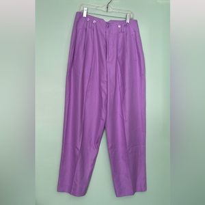J Peterman 100% silk glamour pants